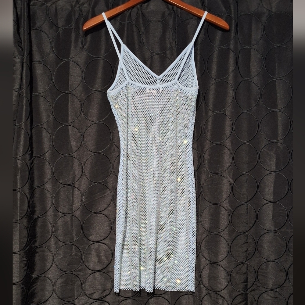 Sparkly Rhinestone Mesh Dress - Picture 4 of 6